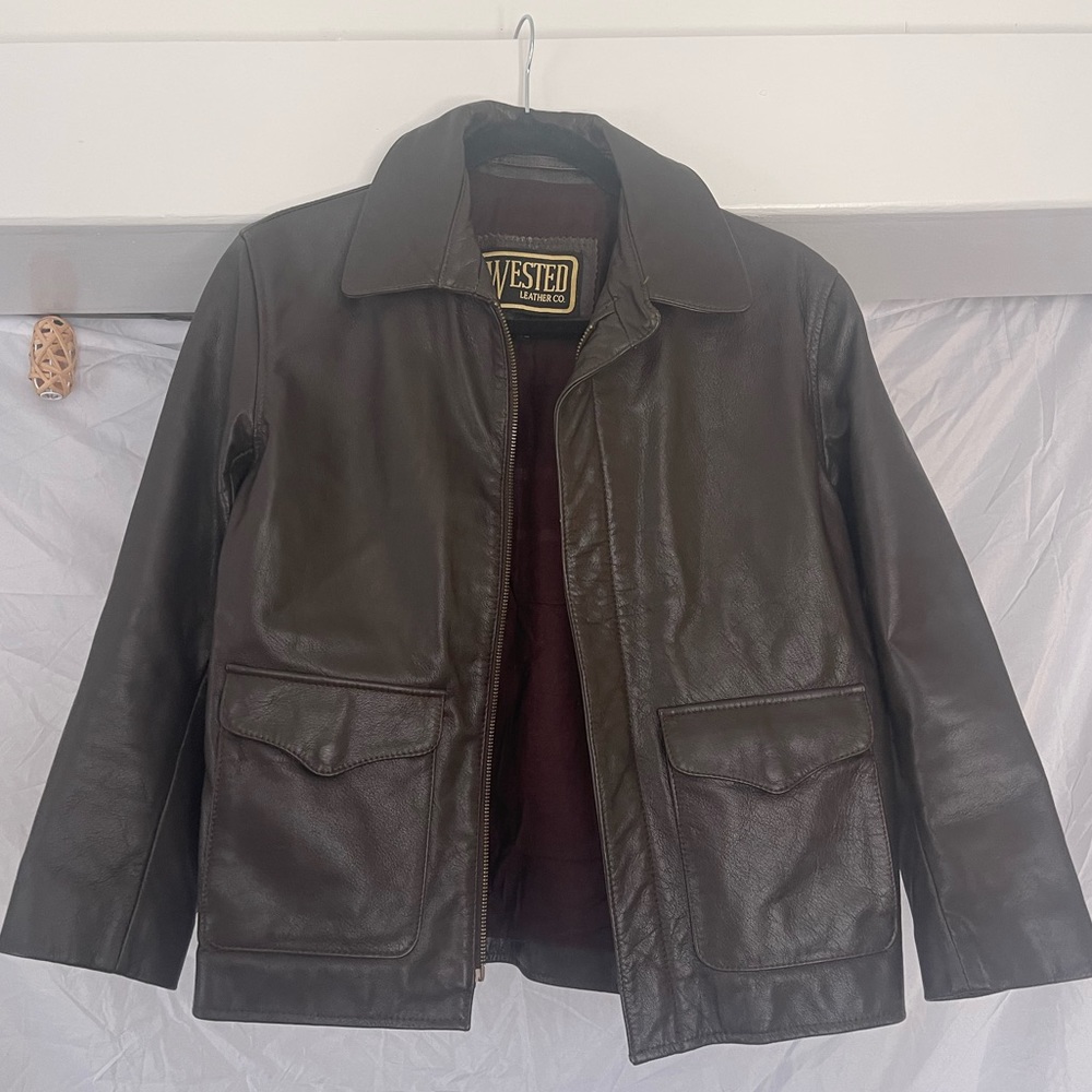 Real leather jacket